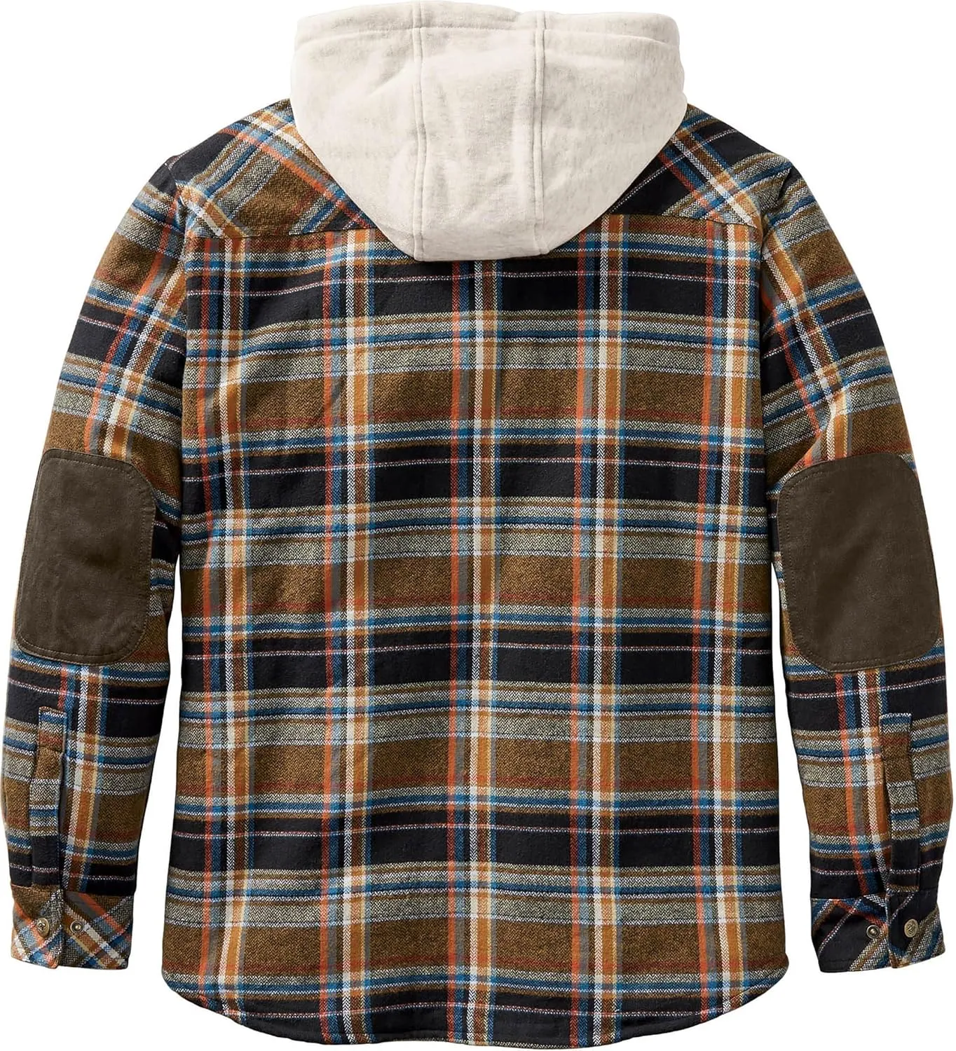 Legendary Whitetails Men's Camp Night Berber Lined Hooded Flannel Shirt Jacket
