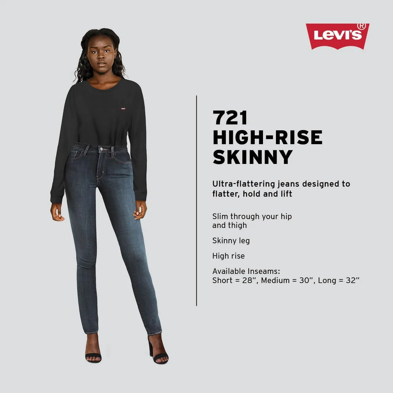 Levi's Women's 721 Utility High Rise Skinny Jeans