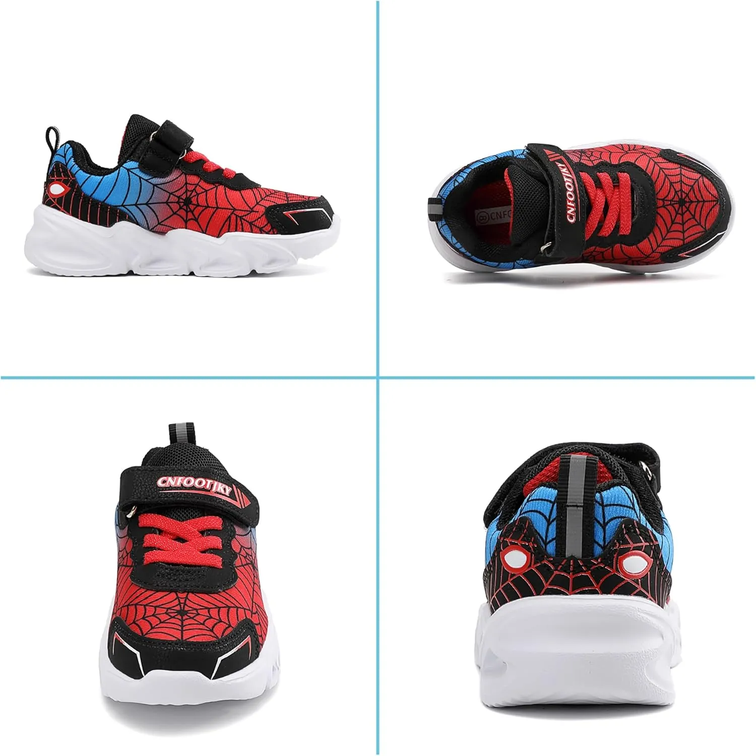 Light Up Shoes Toddler Girls Boys Lightweight LED Flashing Glitter Mesh Breathable Adorable Sneakers for Toddler/Little Kid