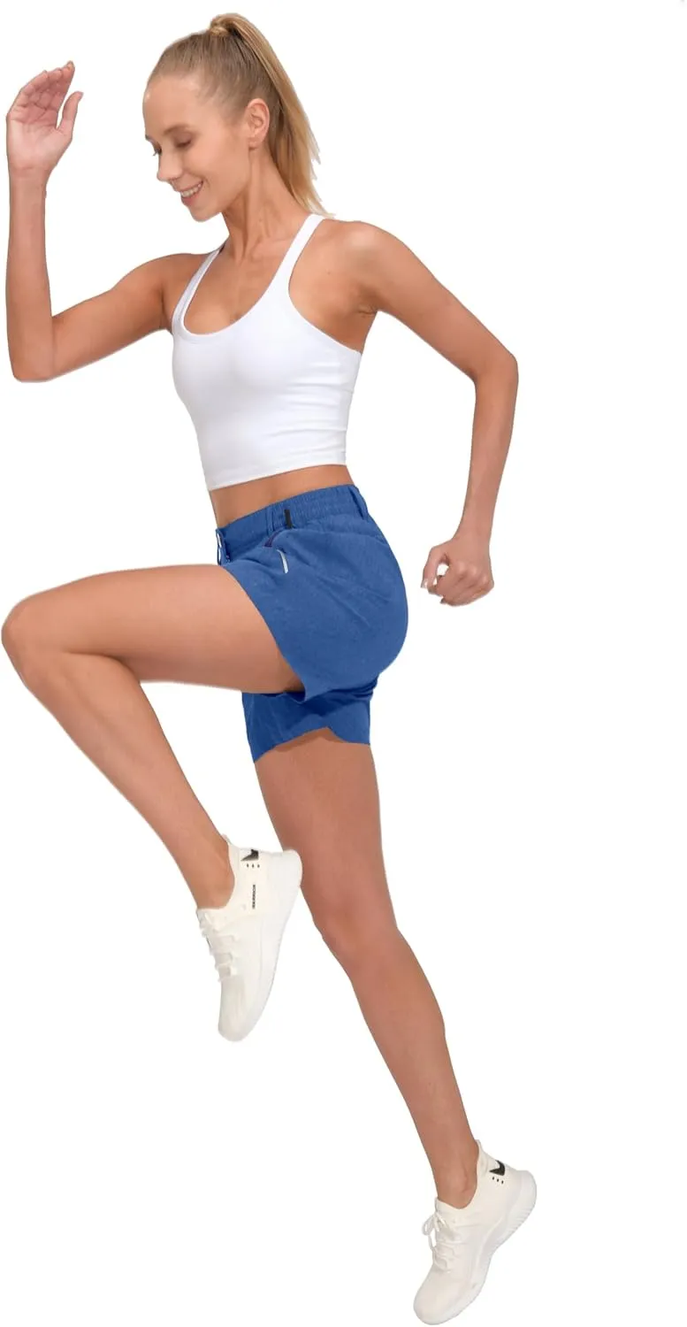 Little Donkey Andy Women's 3.5 Inches Lightweight Stretch Quick Dry Shorts for Running Hiking Golf