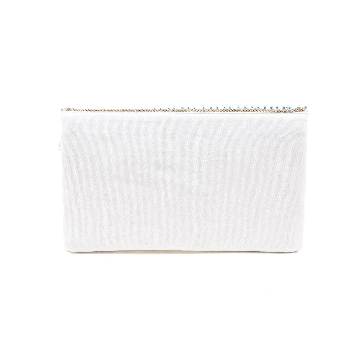 Livy Beaded Flapover Clutch/Crossbody