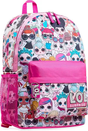 L.O.L. Surprise! School Bags for Girls - Queen Bee Cute Backpack for Kids - Bag for School, Travel, Sports, Holiday - Rucksack - LOL Gifts