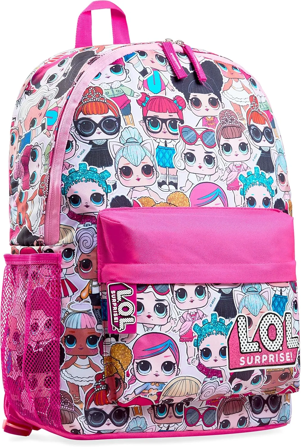 L.O.L. Surprise! School Bags for Girls - Queen Bee Cute Backpack for Kids - Bag for School, Travel, Sports, Holiday - Rucksack - LOL Gifts