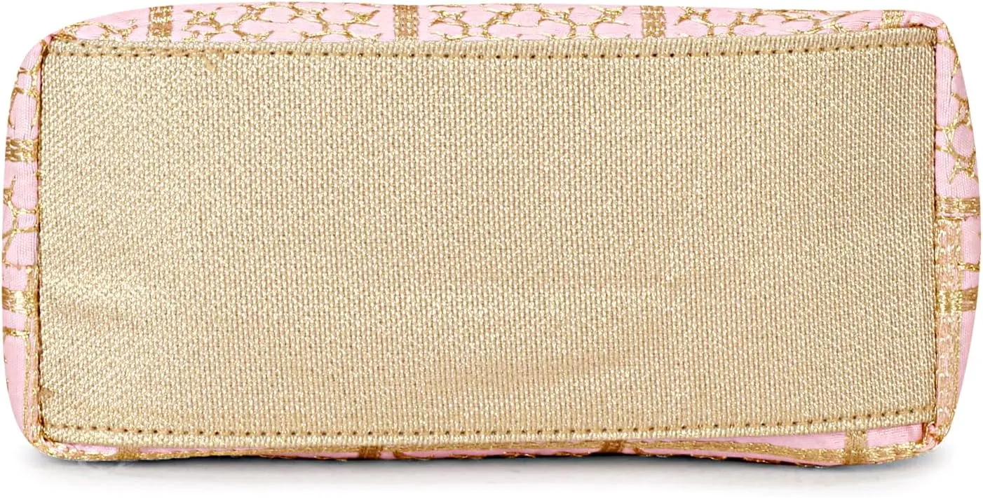 LONGING TO BUY Potli Bags for Women Embroidered Evening Purses with Gold Pearl Handle, Indian Women Potli Bags for Wedding