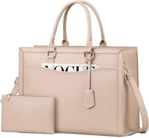 LOVEVOOK Laptop Tote Bag for Women, Office Work Bag Briefcase fit for 15.6 inch Laptop, Large Capacity Teacher Bag Handbag