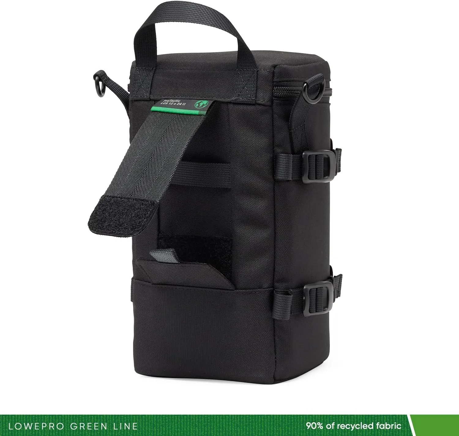 Lowepro ProTactic LCS 12 x 24 III Camera Lens Case, Camera Lens Pouch Bag, fits70-200mm F/2.8 (with hood), for DSLR,Mirrorless Cameras, Vol-2.5L Dim:9.45x4.72x4.72in, Camera Bag for Photographer/Video