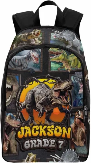 M YESCUSTOM Personalized Kid's School Bookbag Custom Backpack with Name for Boy Girl Teens Daughter Son Travel Backpacks Casual Daypack Bag Shoulder Bag with Side Pockets for Women Men