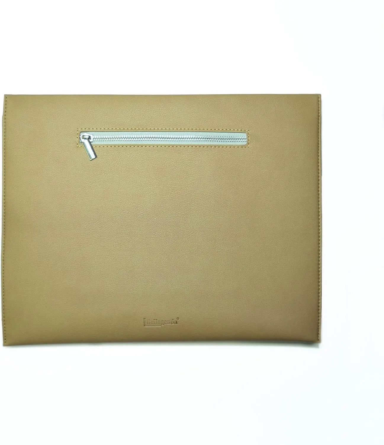 MacBook Air Bag 13 inch, Laptop Sleeve 12 inch, Leather 13 inch, Chromebook Sleeve, with Pen Holder and Pocket, Shockproof, Birthday Gifts for Men (12-13.6 inch, Sand Castle)