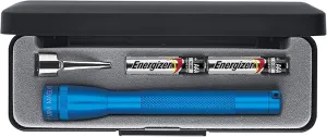 Maglite Mini Incandescent 2-Cell AAA Flashlight in Presentation Box, Blue