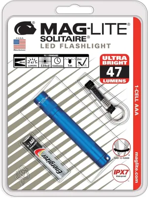 MagLite SJ3A116Maglite Solitaire LED 1-Cell AAA Flashlight Blue