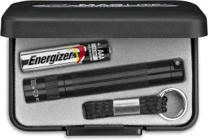 Maglite Solitaire Incandescent 1-Cell AAA Flashlight in Presentation Box Black
