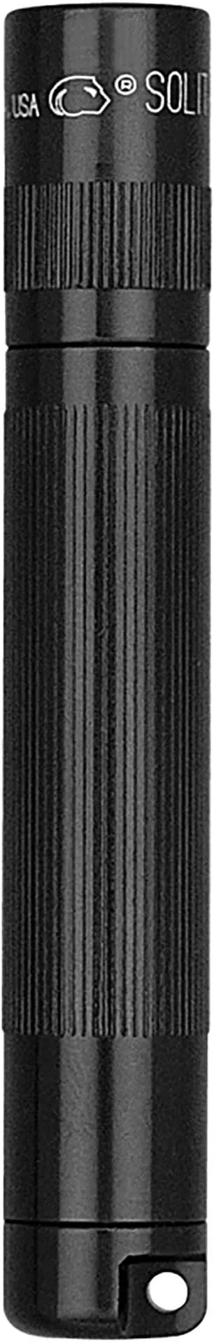 Maglite Solitaire Incandescent 1-Cell AAA Flashlight in Presentation Box Black