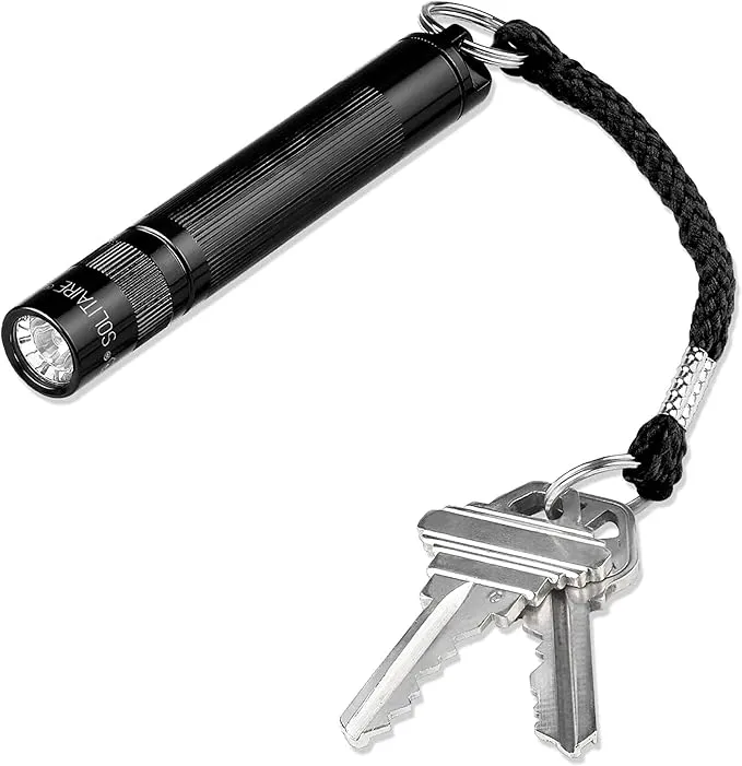 Maglite Solitaire Incandescent 1-Cell AAA Flashlight in Presentation Box Black