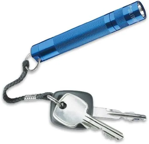 Maglite Solitaire Incandescent 1-Cell AAA Flashlight in Presentation Box Blue