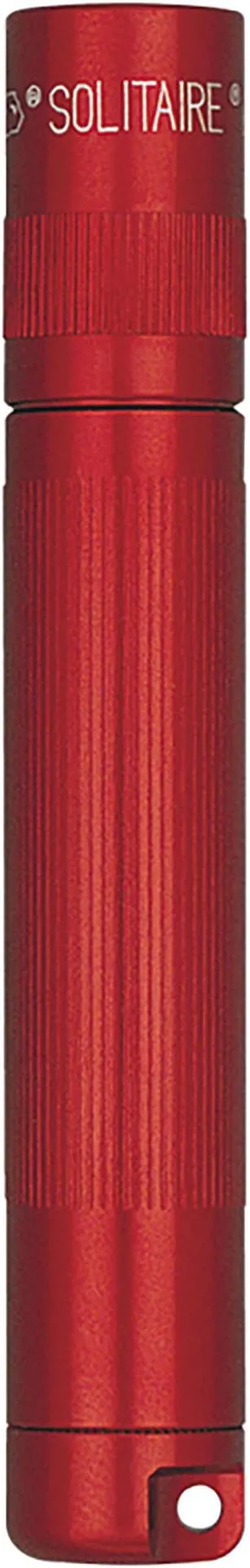Maglite Solitaire Incandescent 1-Cell AAA Flashlight in Presentation Box Red