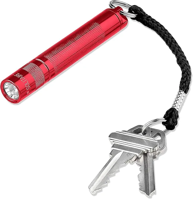 Maglite Solitaire Incandescent 1-Cell AAA Flashlight in Presentation Box Red
