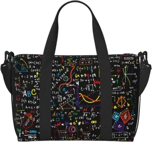 Math Formula Print Versatile Gym Sports Bag,Companion For Your Journeys And Fitness Routines