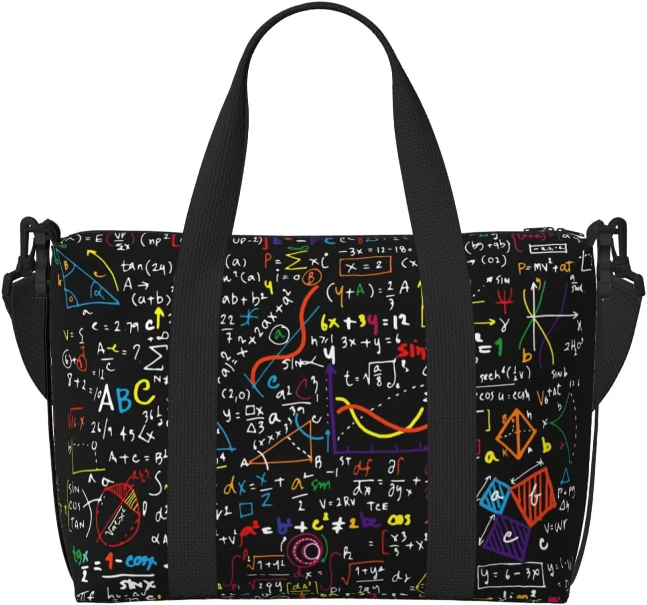 Math Formula Print Versatile Gym Sports Bag,Companion For Your Journeys And Fitness Routines