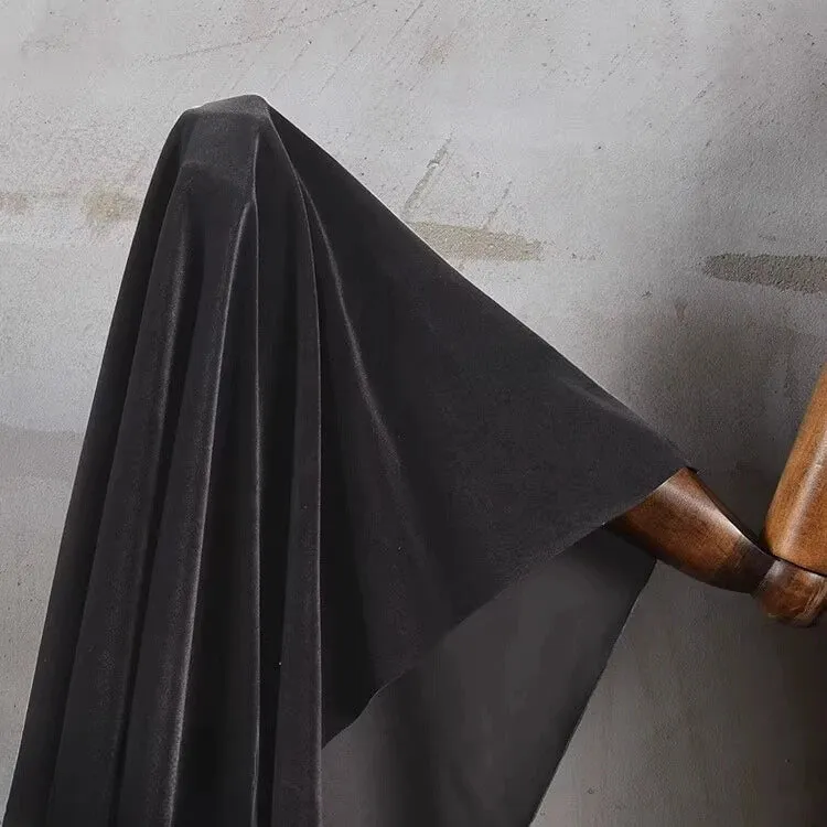 Matte Velvet Fabric By The Yard| Four Way Stretch Velvet| Soft Plain Stretchy Velvet Material| Apparel Upholstery Velvet