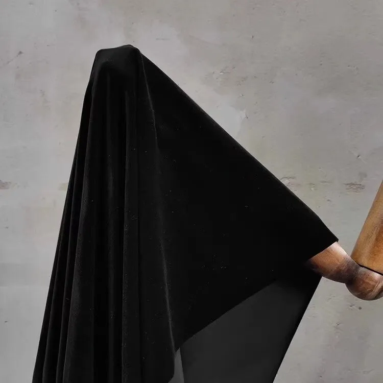 Matte Velvet Fabric By The Yard| Four Way Stretch Velvet| Soft Plain Stretchy Velvet Material| Apparel Upholstery Velvet