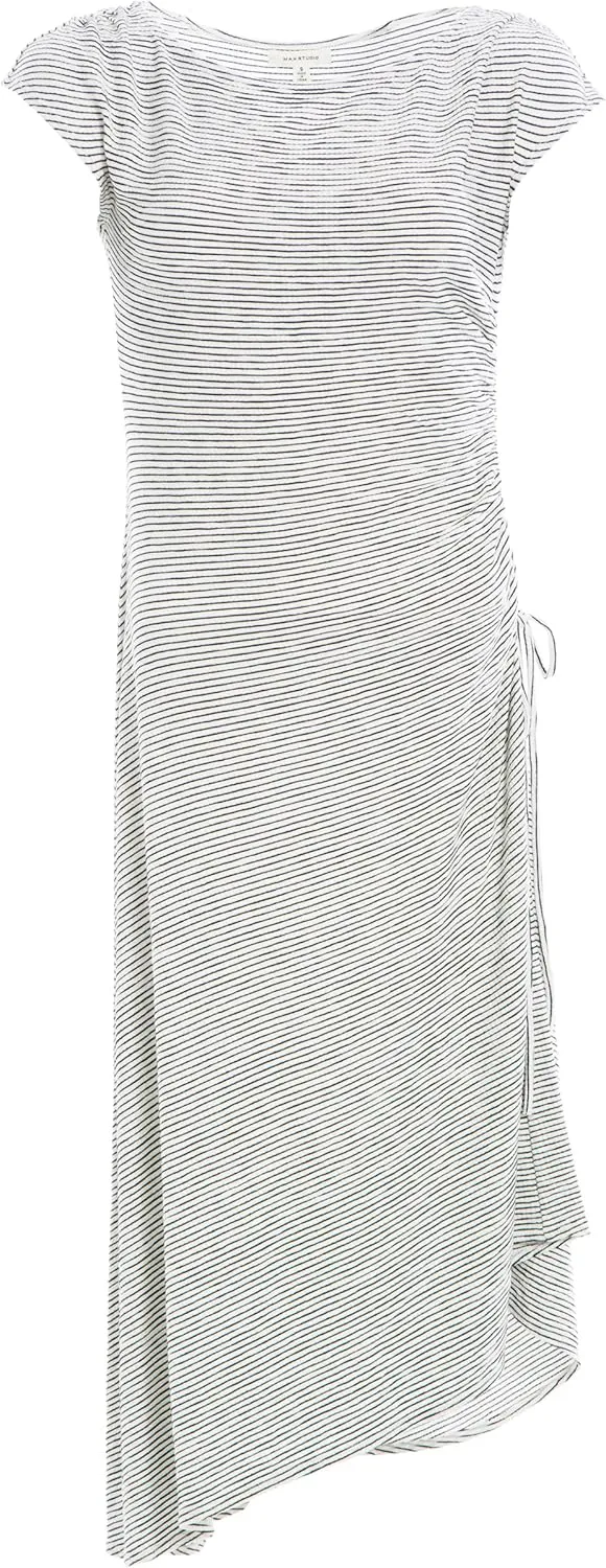 Max Studio Women's Crinkled Jersey Asymmetrical Dress