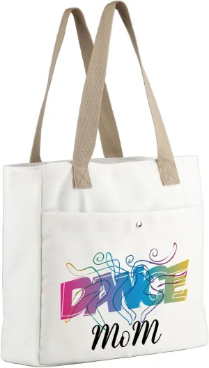 MBMSO Dance Mom Tote Bag Dance Mom Gift for Dancer Tote Bag Dance Lover Gift for Dance Team Dance Tote Bag Dance Gift