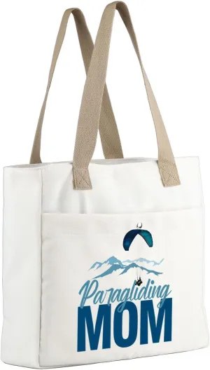 MBMSO Paraglider Tote Bag for Women Paragliding Gifts for Hang Glider Bag Gliding Pilot Gifts for Paragliding Sports Mom Bag