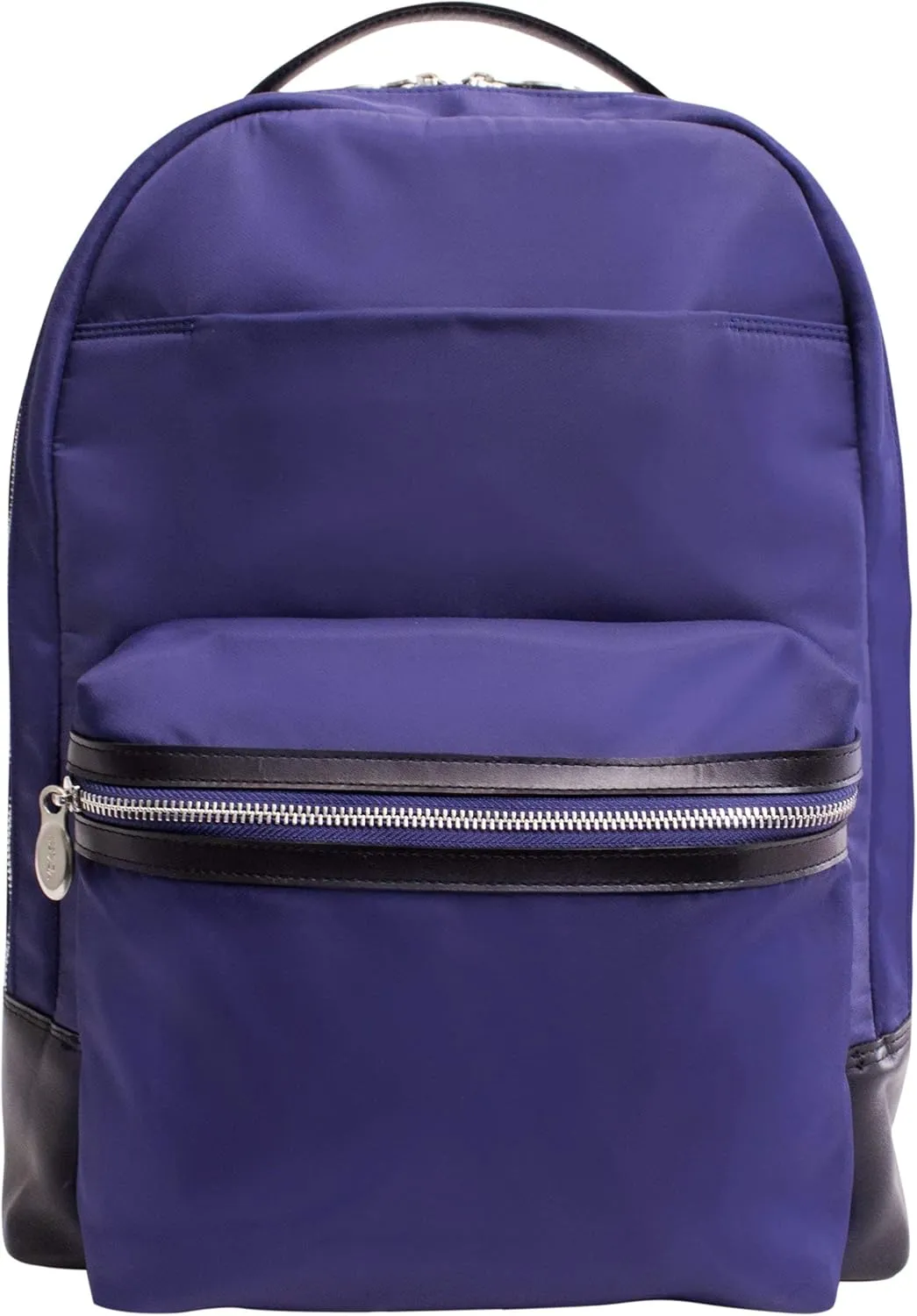 McKlein 15" Nylon Dual Compartment Laptop Backpack- PARKER- Navy