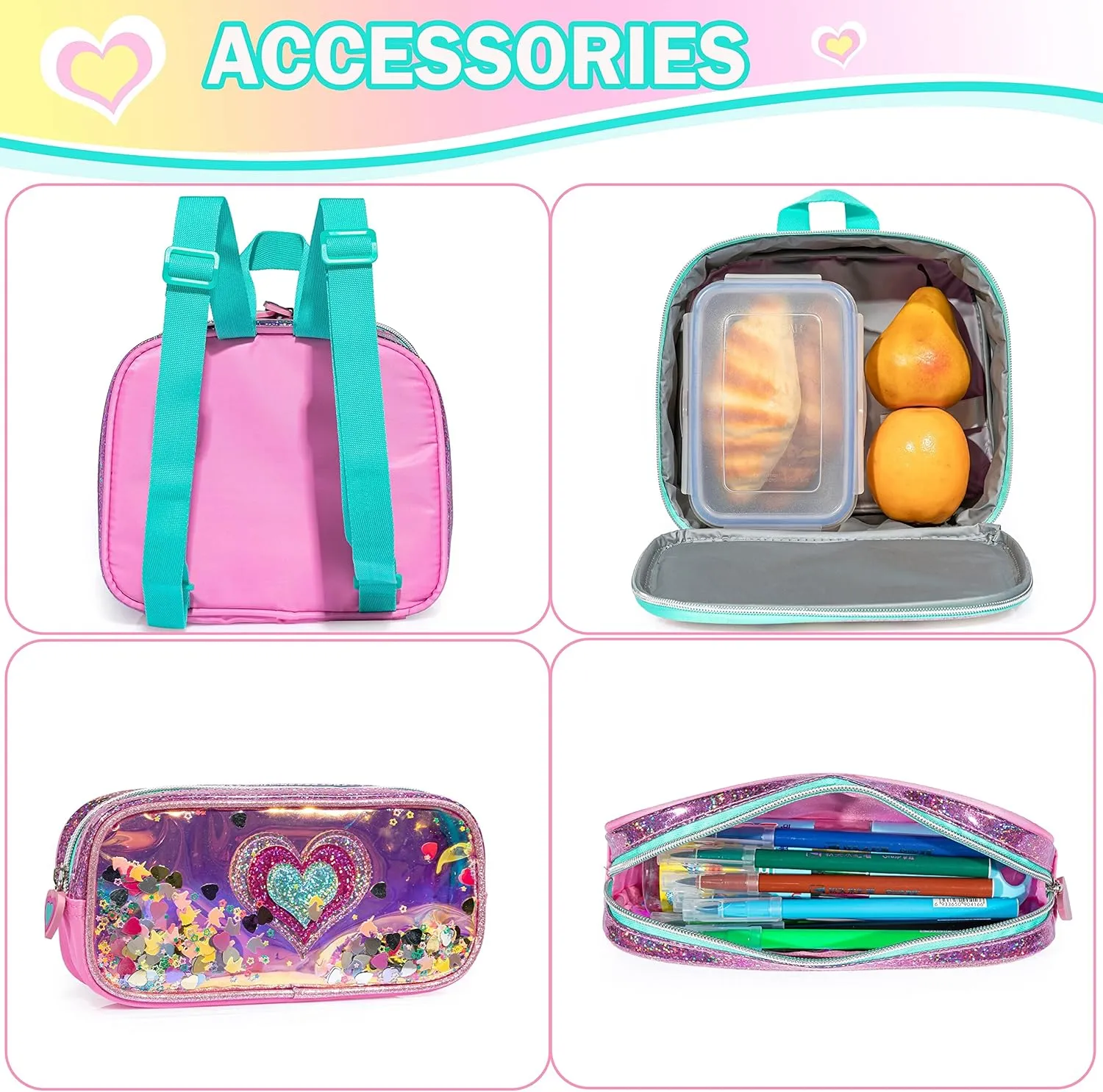 Meetbelify Girls Rolling Backpack Sequin Rolling Backpacks with Wheels for Girls for Elementary School Bag