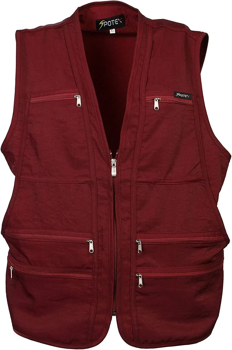 Men's 9 Pockets Work Utility Vest Military Photo Safari Travel Vest Workwear Jacket