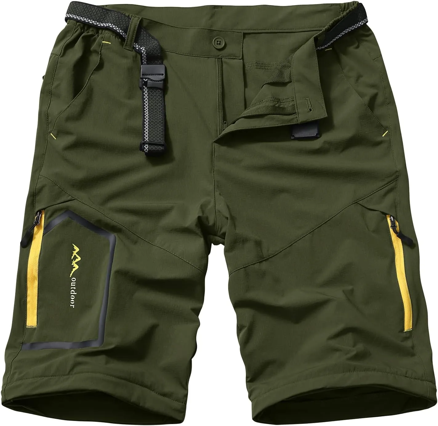 Mens Hiking Pants Convertible Quick Dry Zip Off Fishing Travel Safari Pants