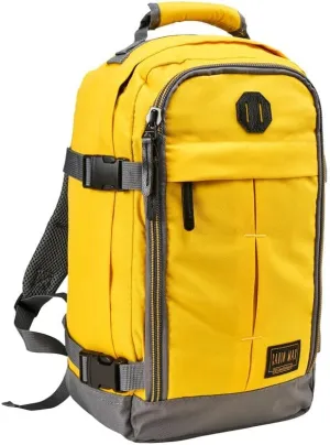 Metz Stowaway 20L Travel Bag 16x10x8inch (40x25x20cm) - Mini Backpack/Weekender Bag Ideal Underseat Carry on Luggage (Vintage Yellow)