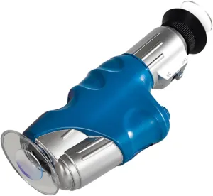 Milisten Handheld Pocket Microscope Magnifying LED Microscope for Outdoor Exploration Lightweight Design for Easy Carrying Educational Science Tool for and High Clarity