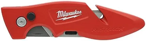 Milwaukee 48-22-1901F Fastback Utility Knife with Wire Stripping Compartment, and Gut Hook (3 Pack of 48-22-1901)