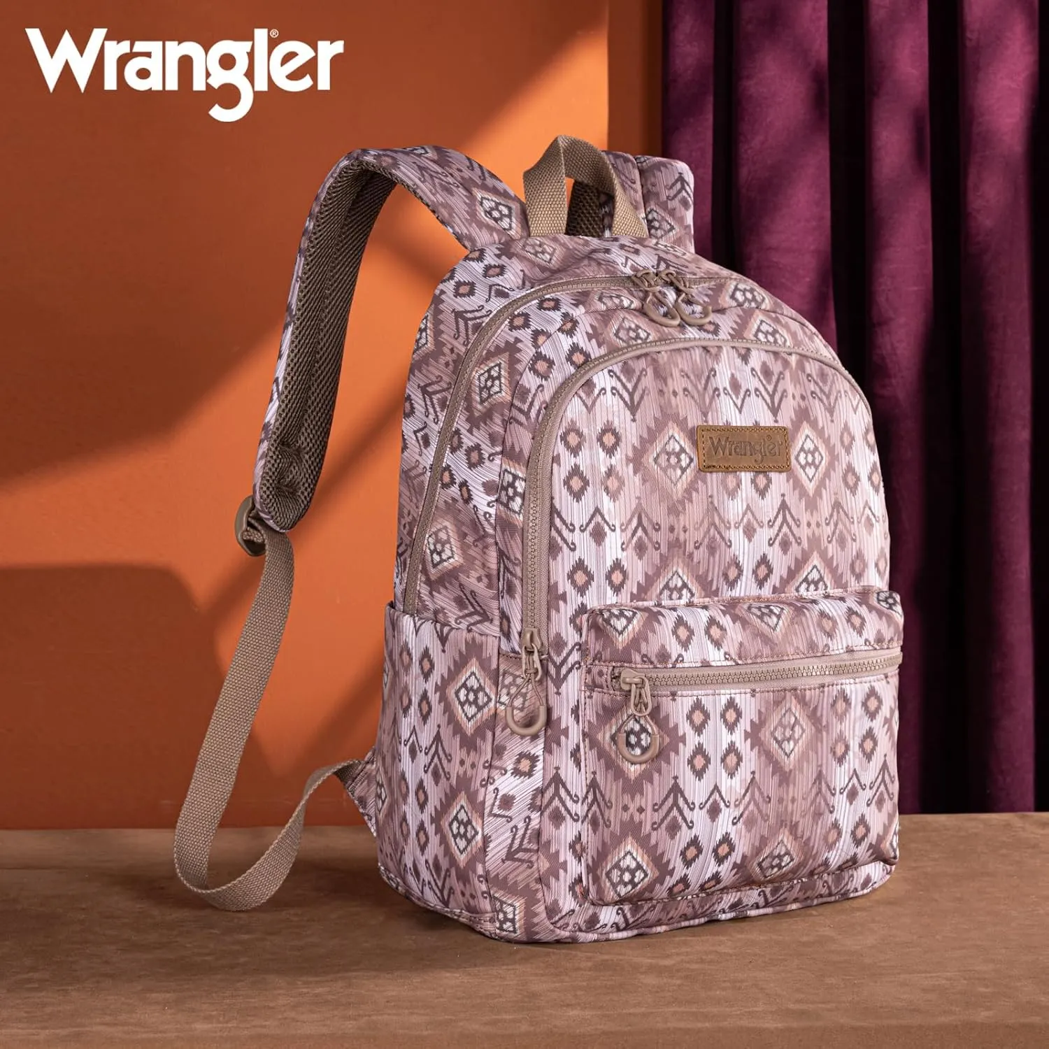 Montana West x Wrangler Aztec Backpack Mommy Daypack Western Travel Bag for Women