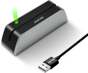 MSRX6 MSR X6 USB Swipe Magstripe Credit Card Reader Writer Smallest