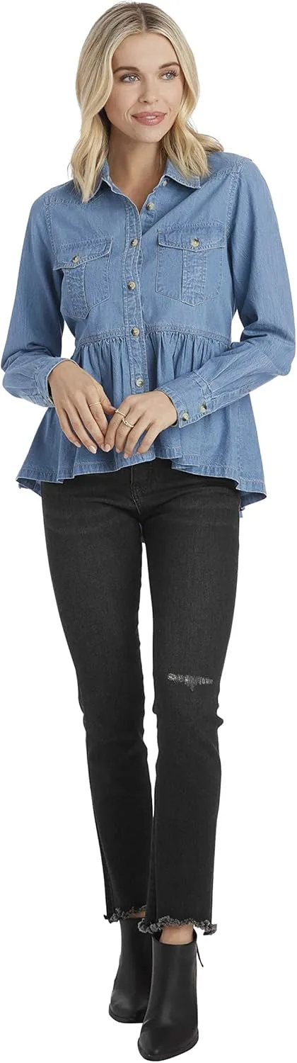 Mud Pie Women's Hayden Peplum Top