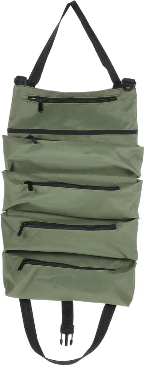 Multi Purpose Tool Pouch with Buckle Capacity Storage for Tools and Gadgets Smooth Zipper Portable Utility Tool Bag for Home and