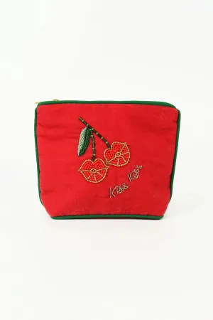 My Doris Jewelled Cherry Kiss Small Purse