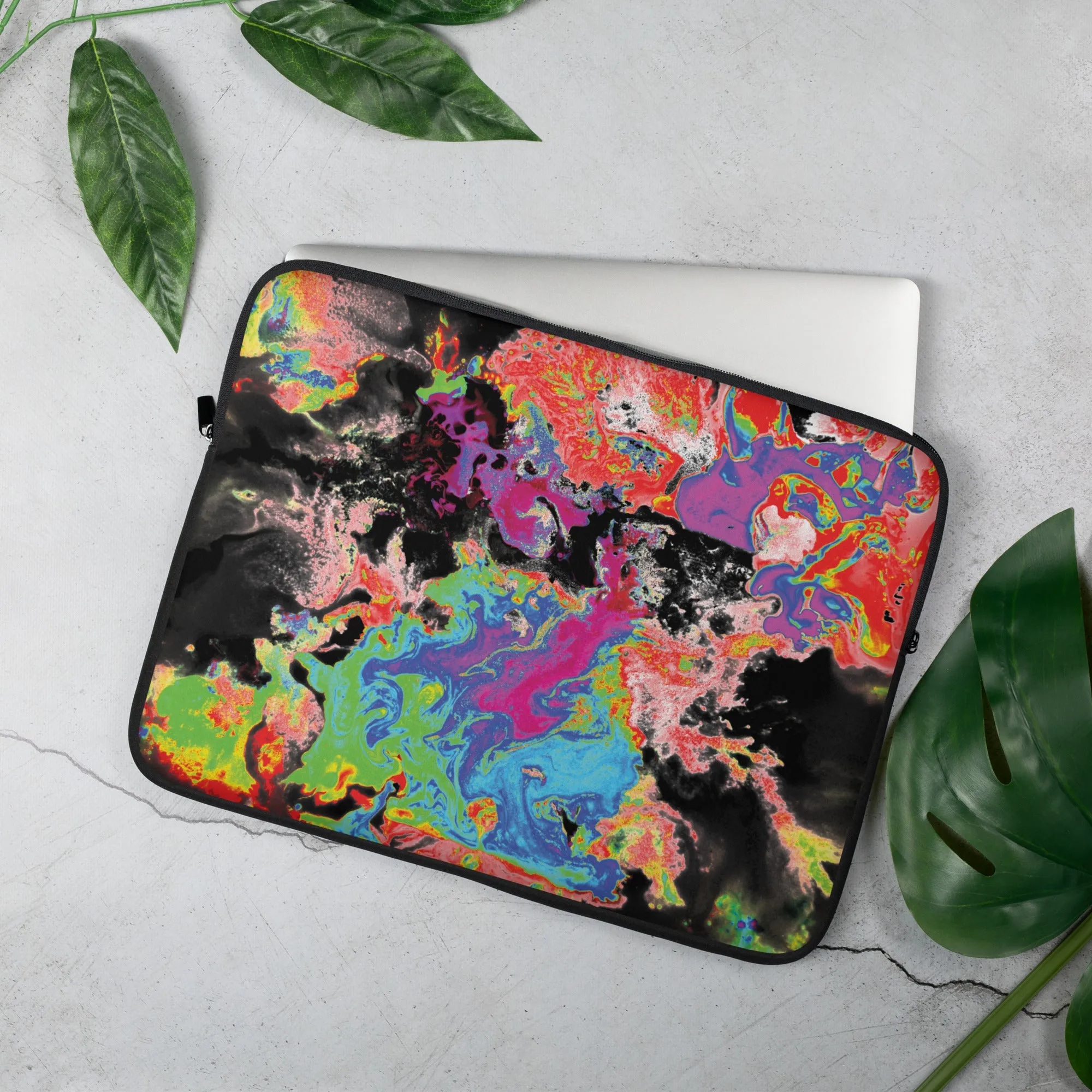 Neon Topography Laptop Sleeve