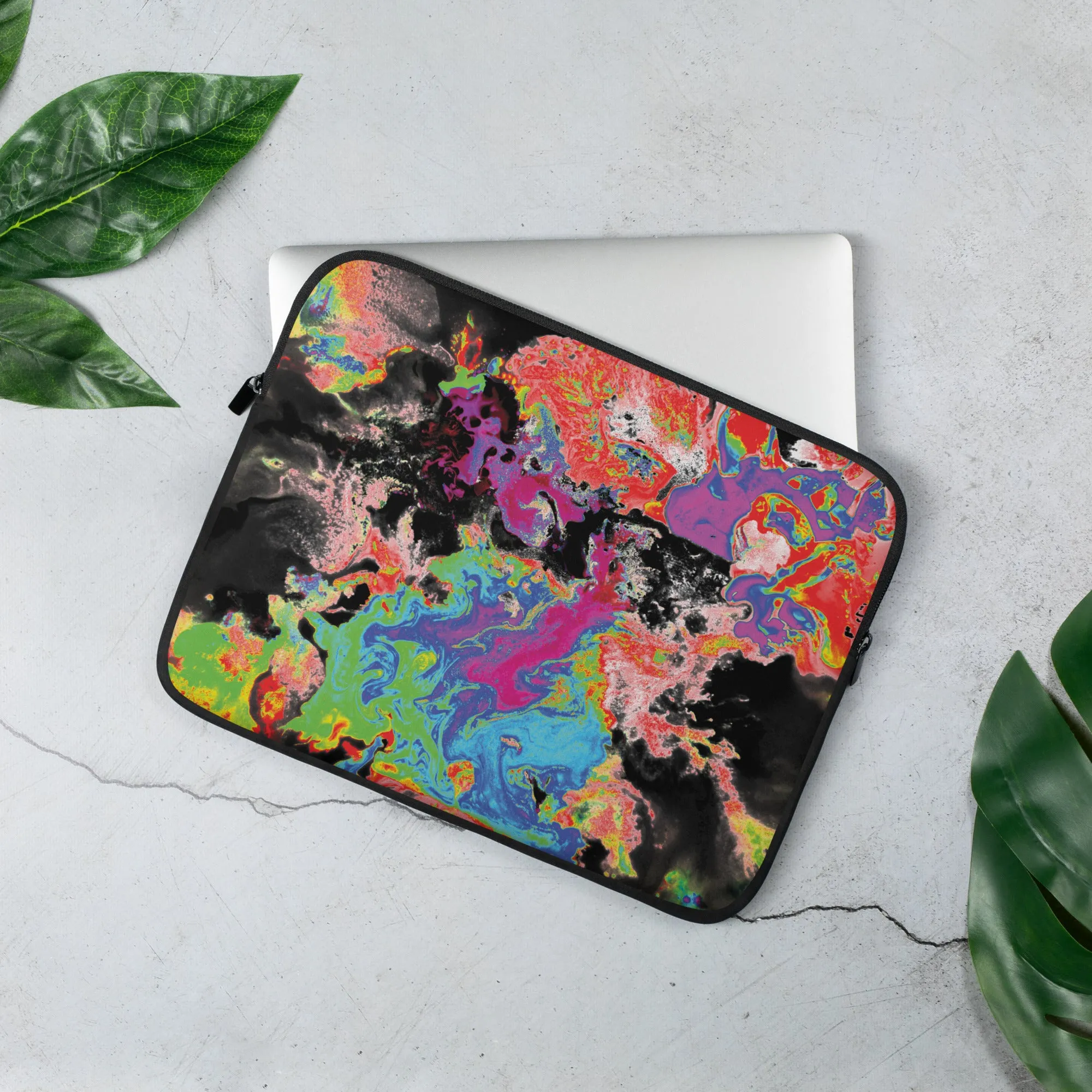 Neon Topography Laptop Sleeve