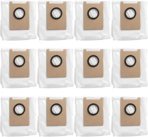 Neutop Replacement Dust Bags Compatible with eufy E20, Robot Vacuum Parts Accessories Disposable Bags, 12-Pack.