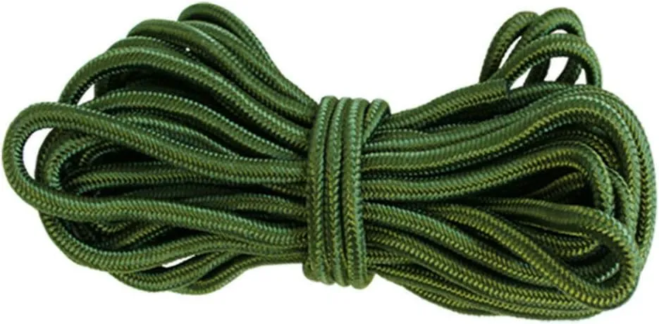 New Green Utility Nylon Rope 3/8" x 50' Ft. Tensile Strength Dock Line Ratchet Tie Down Strap Braid Diamond Down Solid Marine Lines