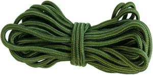 New Green Utility Nylon Rope 3/8" x 50' Ft. Tensile Strength Dock Line Ratchet Tie Down Strap Braid Diamond Down Solid Marine Lines