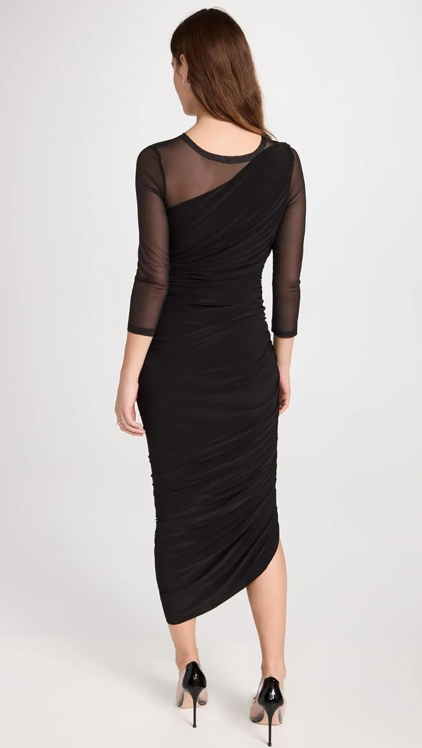 Norma Kamali Women's Long Sleeve Diana Gown