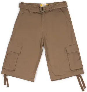 North 15 Men's Belted Clasic Cargo Shorts Size 32-50