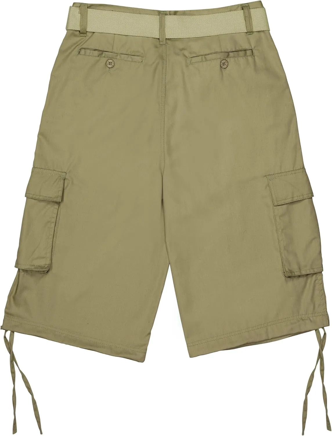 North 15 Men's Belted Clasic Cargo Shorts Size 32-50