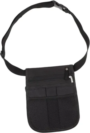 Nurse Portable Tool Shoulder Bag Durable Fanny Pack with Capacity for Supplies for Hospital Use and Change Kits Black