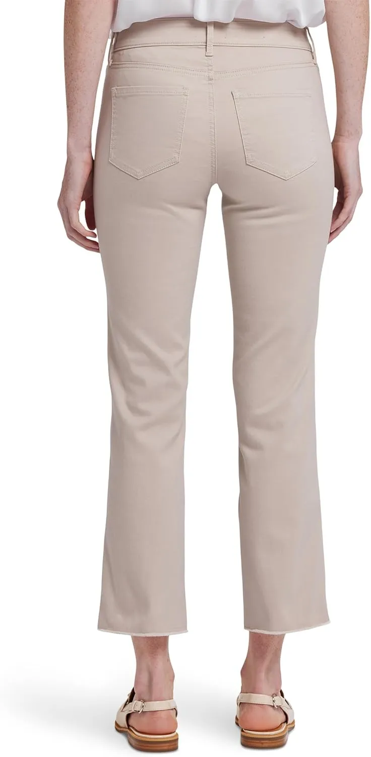 NYDJ Women's Marilyn Straight Ankle Geo Tape Jeans in Feather