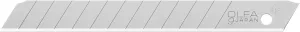 OLFA 5015 AB-50B 9mm Snap-Off Silver Blade, 50-Pack